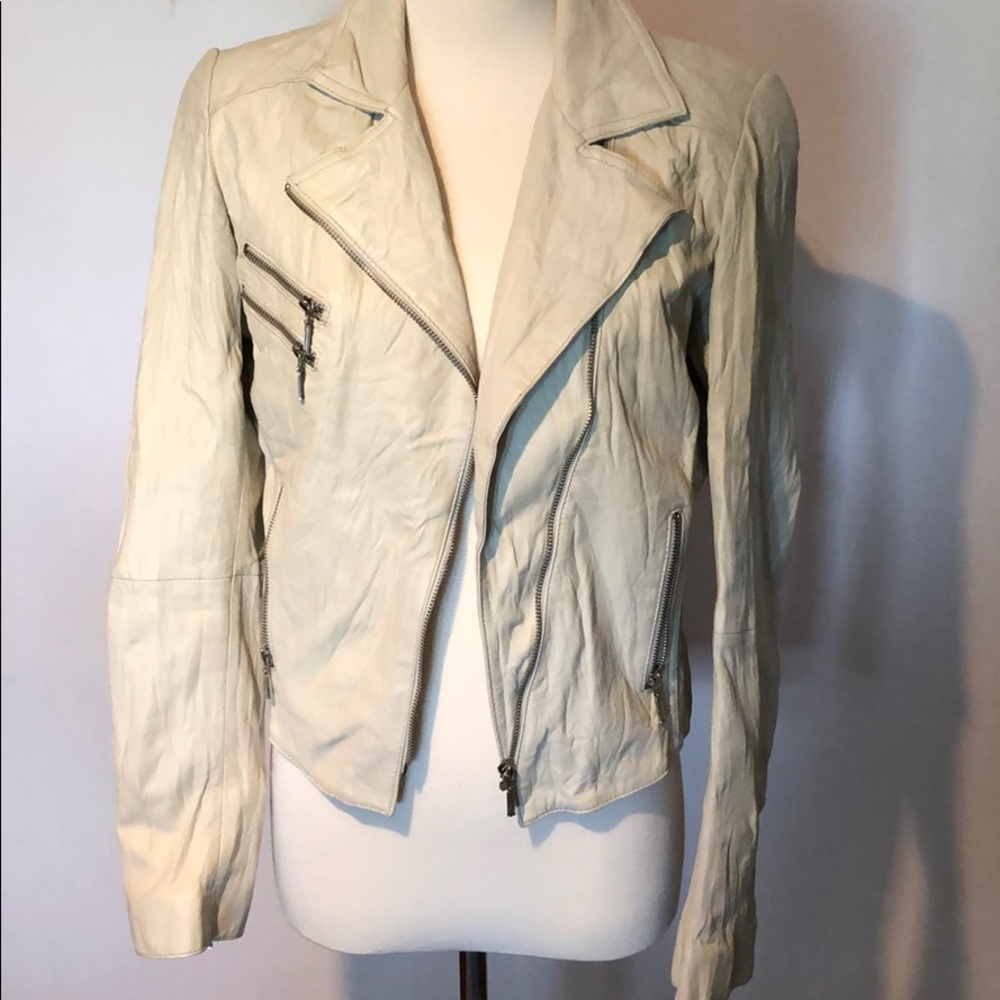 Cool lamb leather jacket